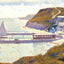 Harbour at Port-En-Bessin at High Tide Art Print 1888 by Seurat (6 Sizes)