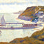 Harbour at Port-En-Bessin at High Tide art print by Georges Seurat (1888)