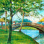 Park at Waialua Oahu in 1908 Art Print (7 Sizes) - Archival Paper