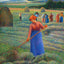 Haymakers at Eragny art print by Camille Pissarro (1889)