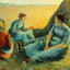 Haymakers Resting 1891 Painting by Camille Pissarro Art Print (6 Sizes)