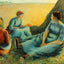 Haymakers Resting 1891 Painting by Camille Pissarro Art Print (6 Sizes)