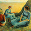 Haymakers Resting fine art print by Camille Pissarro (1891)