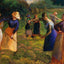 Haymaking in Eragny Art Print 1901 Painting by Camille Pissarro (6 Sizes)