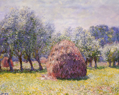 Haystack painting by Claude Monet (1865)