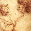 Heads of an Old Man and a Youth 1495 by Leonardo da Vinci Art Print (6 Sizes)