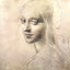 Head of a Girl Art Print 1483 Painting by Leonardo da Vinci (6 Sizes) - Restored