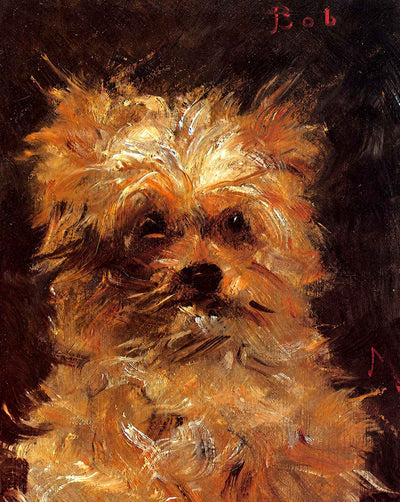 Head of a Dog art print by Edouard Manet (1876)