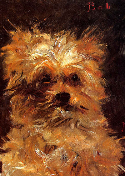 Head of a Dog Art Print 1876 Painting by Edouard Manet (6 Sizes)