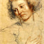 Head and Right Hand of a Woman art print by Peter Paul Rubens