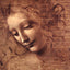 Head of a Young Woman with Tousled Hair (Leda) 1508 Art Print (6 Sizes)
