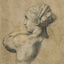 Head of a Woman painting print by Raphael (1520)