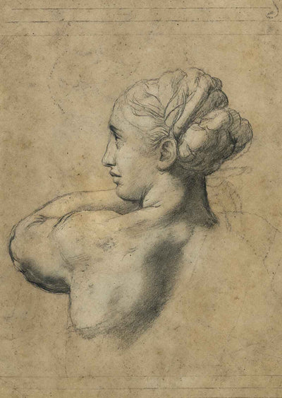 Head of a Woman 1520 Painting by Raphael Art Print (6 Sizes) - Premium Quality
