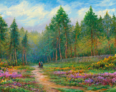 Heather and Pine Wood