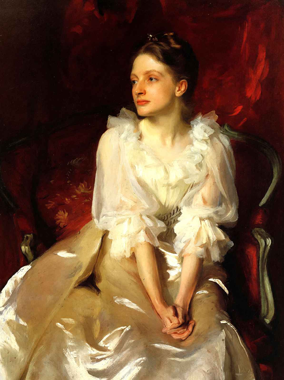 Helen Dunham Fine Art Print 1892 Painting by John Singer Sargent (6 Sizes)