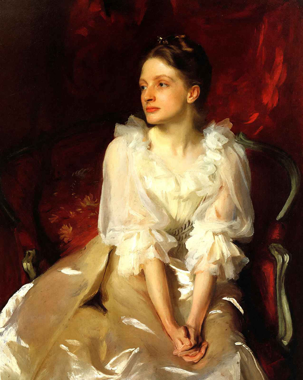 Helen Dunham fine art print by John Singer Sargent (1892)