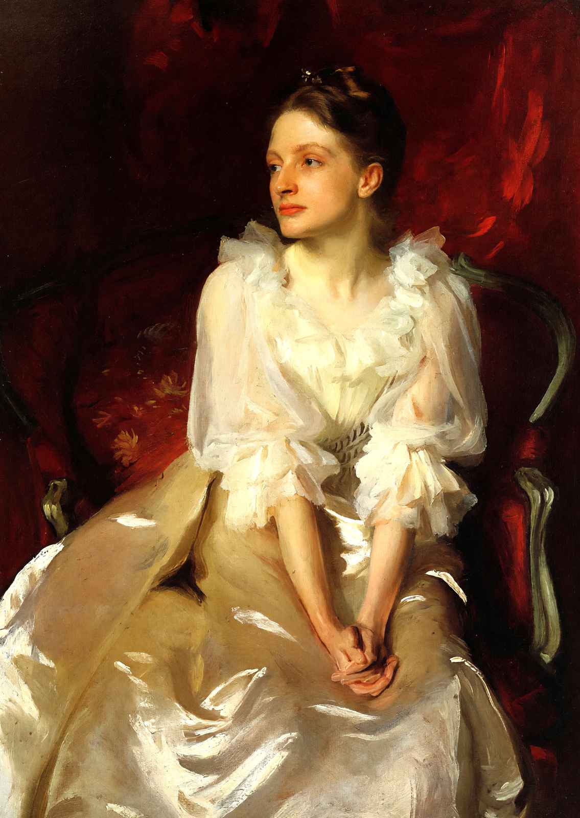 Helen Dunham Fine Art Print 1892 Painting by John Singer Sargent (6 Sizes)