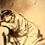 Hendrickje Sleeping Fine Art Print 1654 Drawing by Rembrandt (6 Sizes)