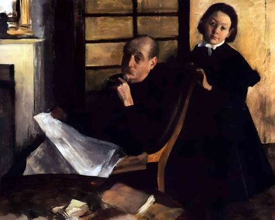 Henri De Gas and His Neice