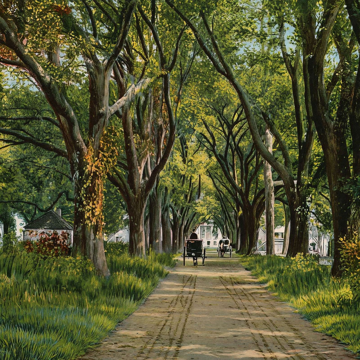 The Hermitage Savannah GA in 1905 Vintage Print (7 Sizes) - Retouched