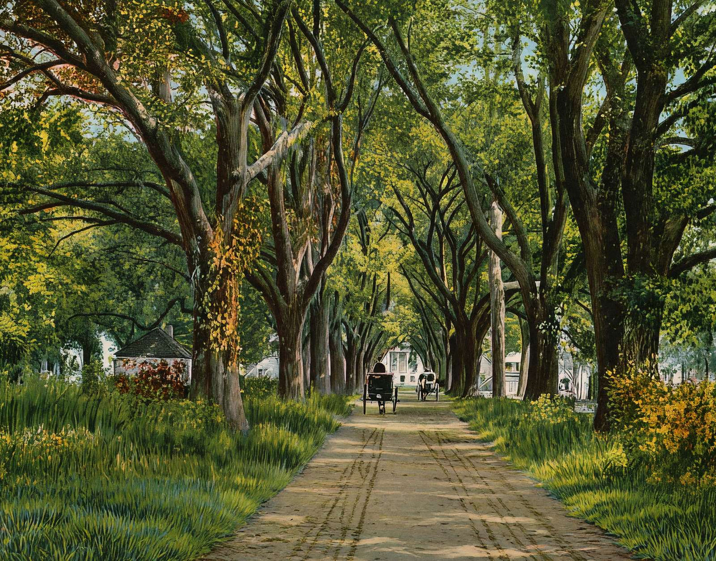 The Hermitage Savannah GA in 1905 Vintage Print (7 Sizes) - Retouched