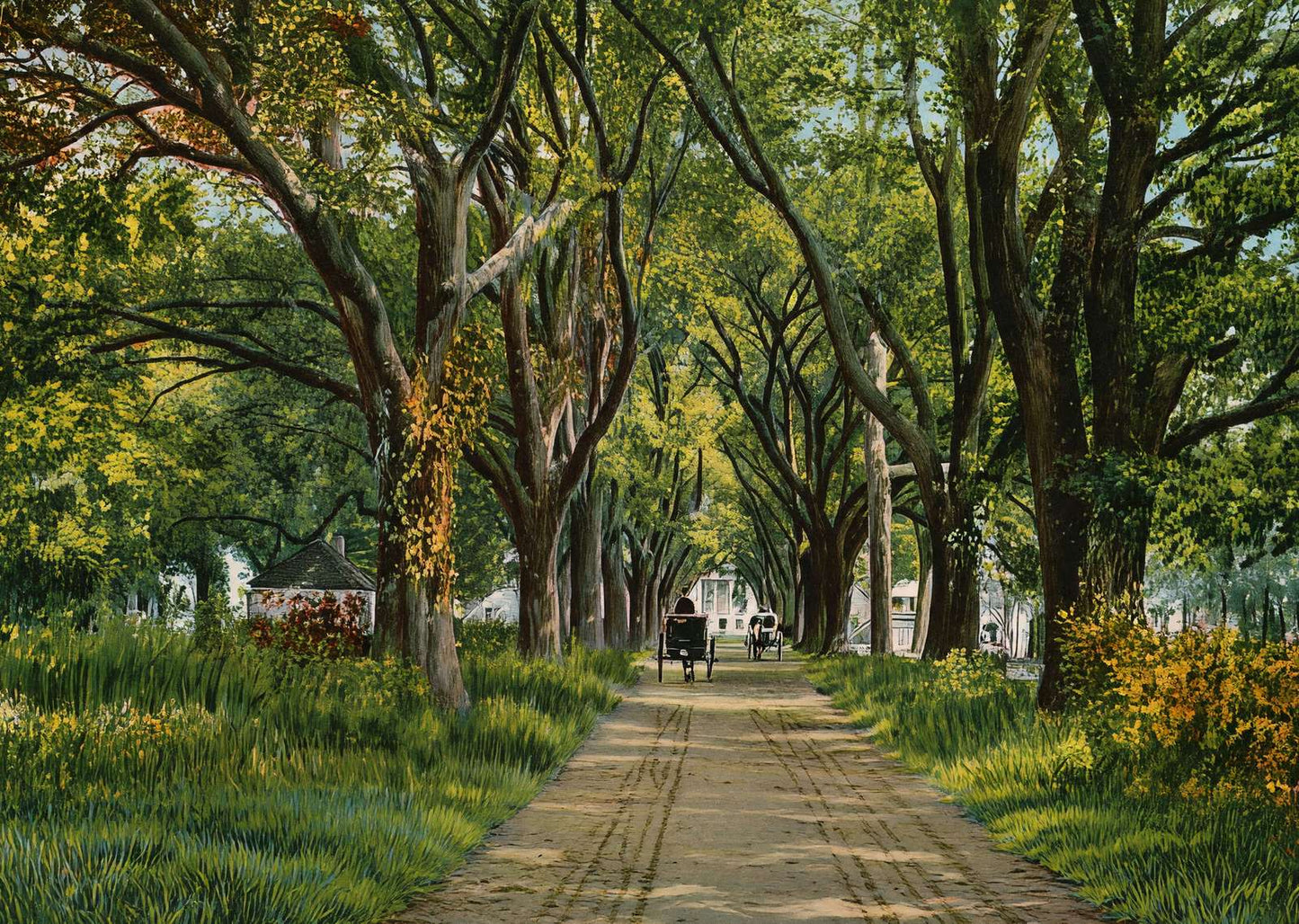 The Hermitage Savannah GA in 1905 Vintage Print (7 Sizes) - Retouched