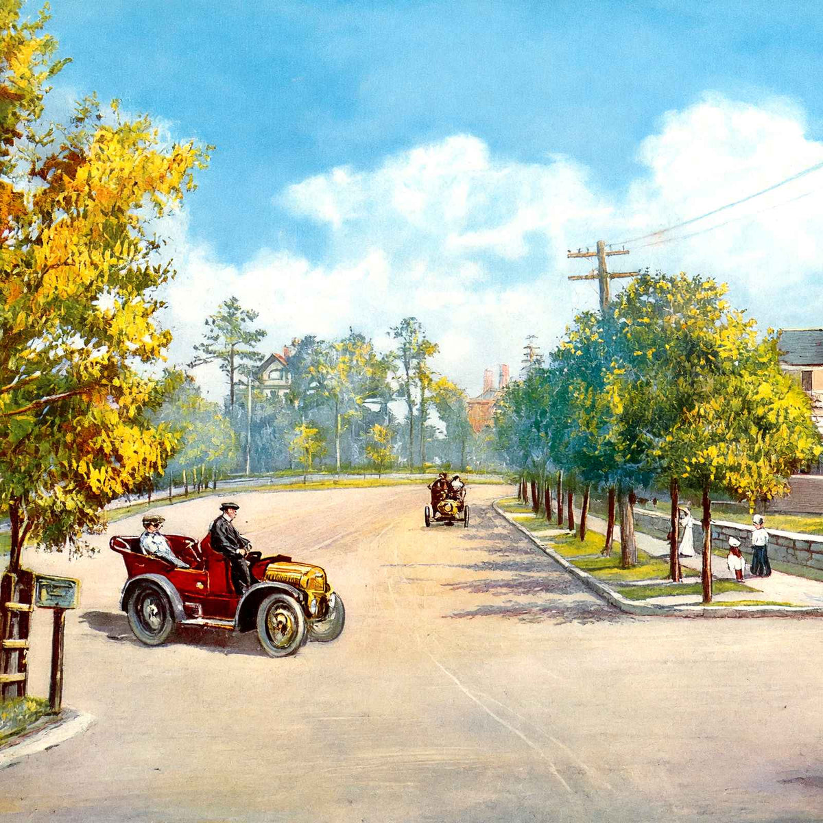 Highland Avenue Birmingham Alabama in 1906 Vintage Print (7 Sizes)