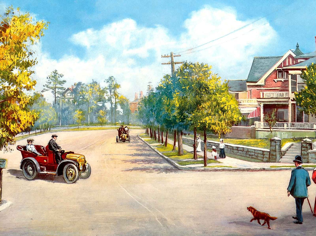 Highland Avenue Birmingham Alabama in 1906 Vintage Print (7 Sizes)
