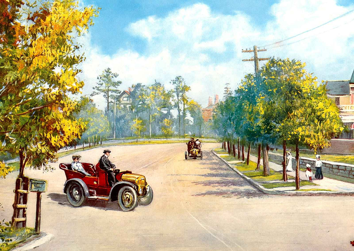 Highland Avenue Birmingham Alabama in 1906 Vintage Print (7 Sizes)