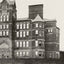 High School Marshalltown Iowa in 1905 Vintage Photo Print (7 Sizes) - Retouched