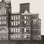 High School Marshalltown Iowa in 1905 Vintage Photo Print (7 Sizes) - Retouched