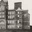 High School Marshalltown Iowa in 1905 Vintage Photo Print (7 Sizes) - Retouched