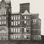 High School Marshalltown Iowa in 1905 Vintage Photo Print (7 Sizes) - Retouched