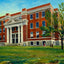 High School Building Little Rock AR Art Print (7 Sizes) - Acid Free