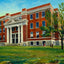 High School Building Little Rock AR Art Print (7 Sizes) - Acid Free