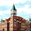 High School Shreveport LA in 1906 Vintage Print (7 Sizes) - Retouched