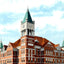 High School Shreveport LA in 1906 Vintage Print (7 Sizes) - Retouched