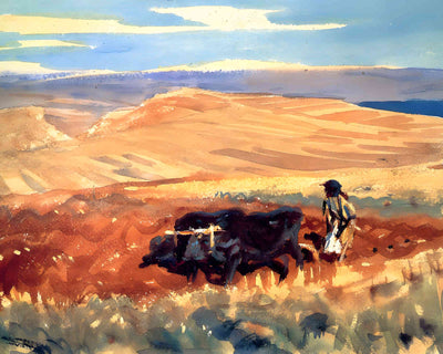 Hills of Galilee 1906 Painting by John Singer Sargent 8x10" Art Print