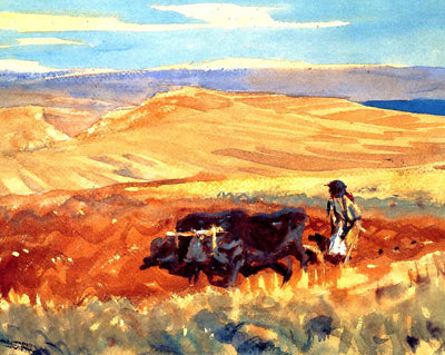 Hills of Galilee painting by John Singer Sargent (1906)