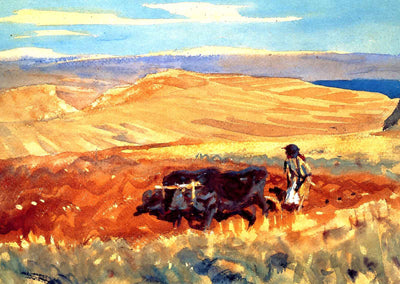Hills of Galilee Art Print 1906 Painting by John Singer Sargent (6 Sizes)