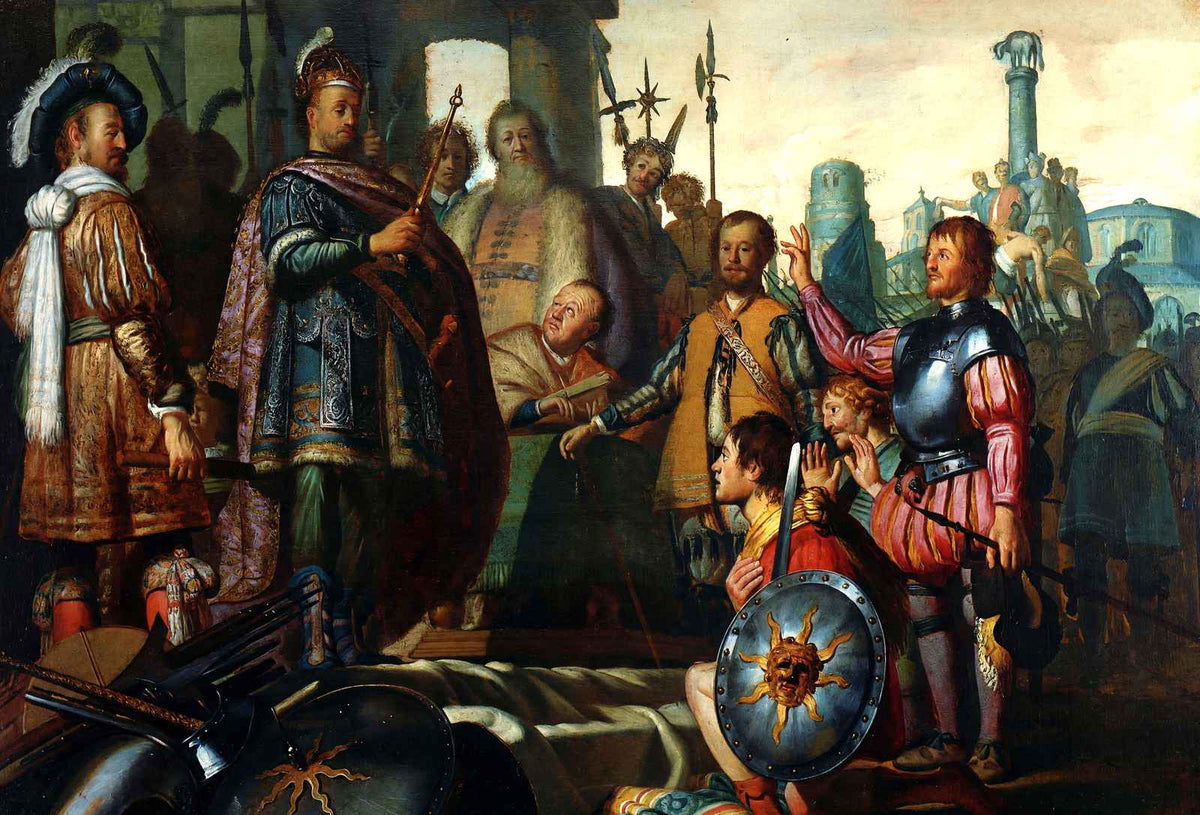 History Painting Fine Art Print 1626 Painting by Rembrandt (6 Sizes)