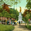 Hampden Park, Holyoke, Massachusetts in 1908 Vintage Print (7 Sizes) - Restored