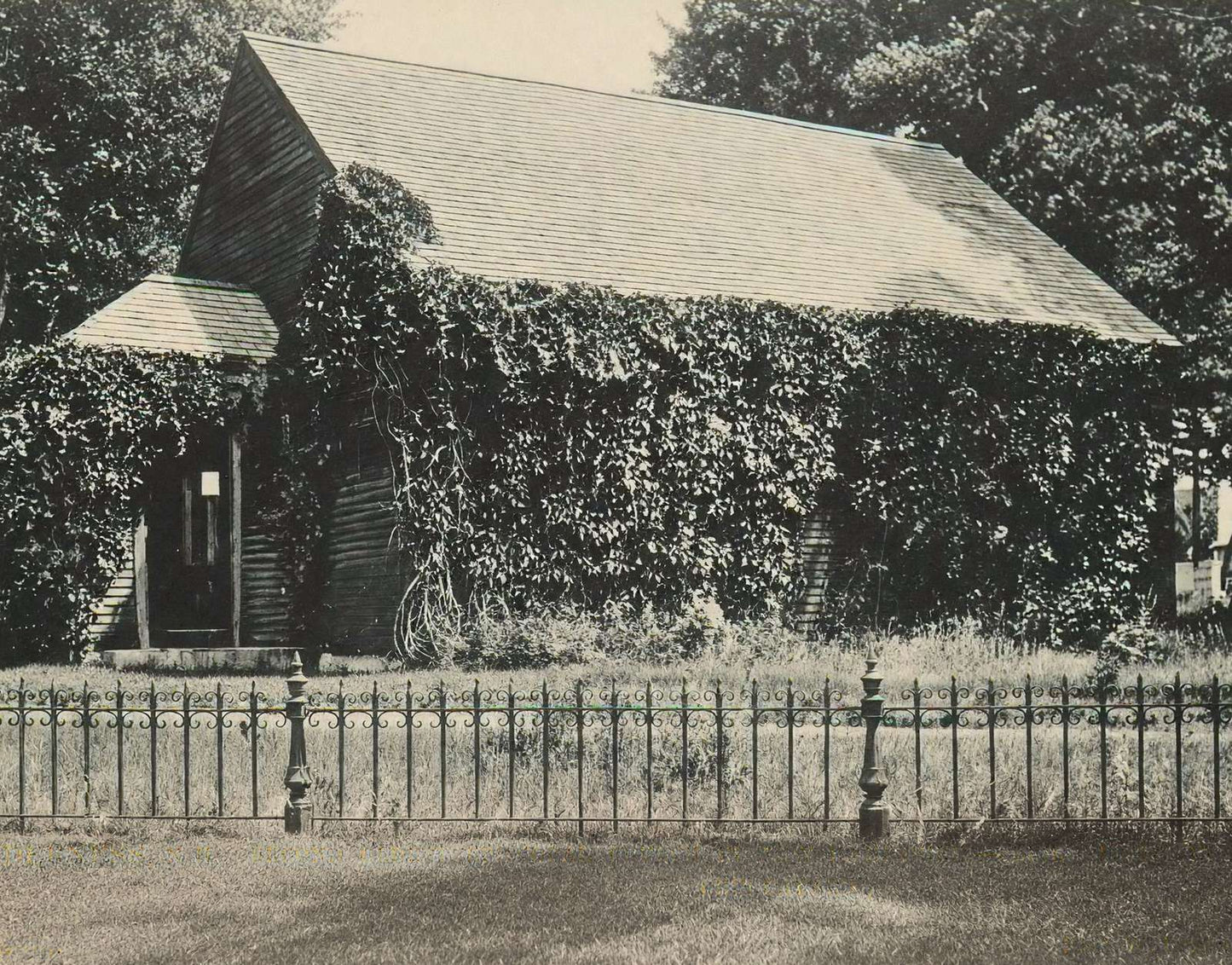 Old Episcopal Church Holderness NH in 1906 Vintage Print (7 Sizes) - Acid Free