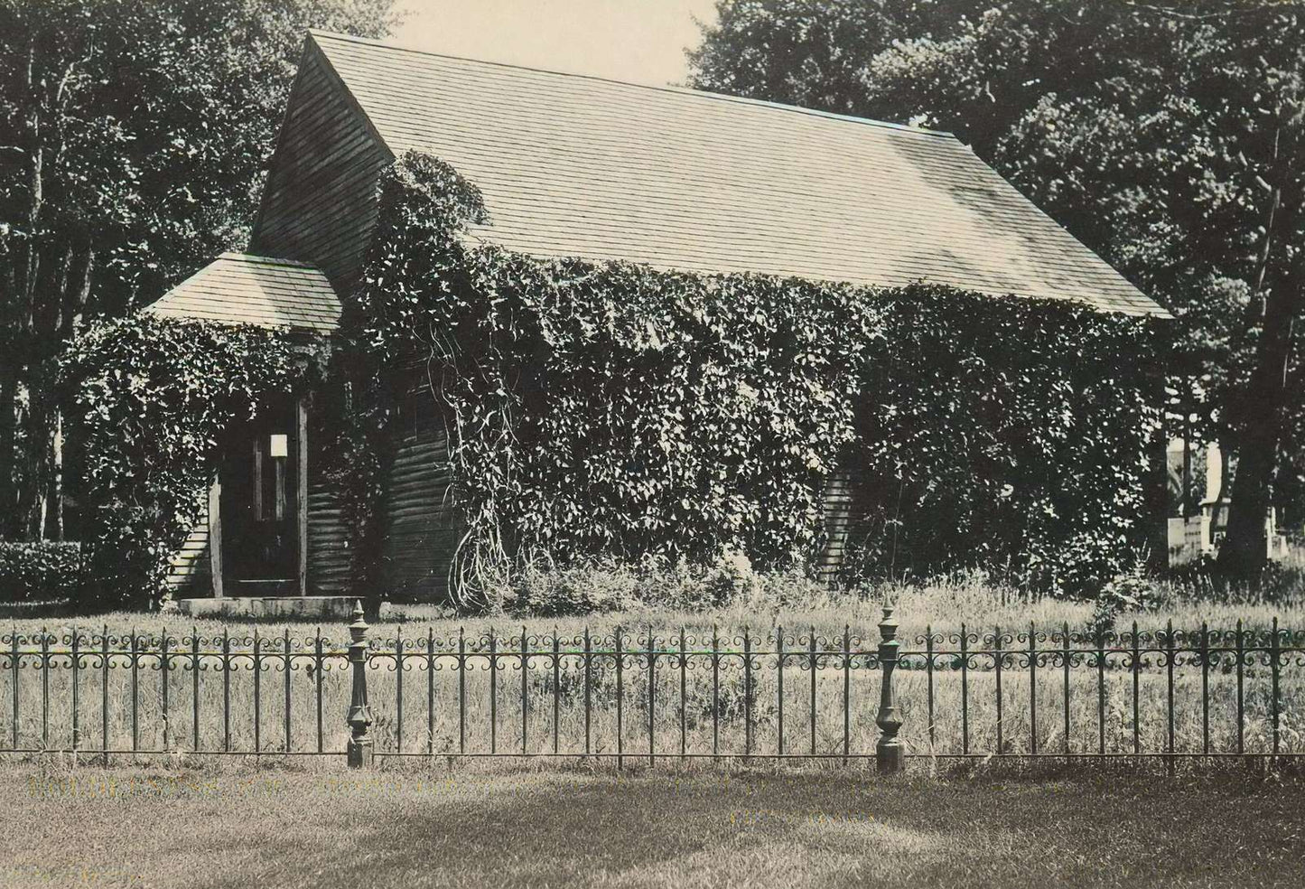 Old Episcopal Church Holderness NH in 1906 Vintage Print (7 Sizes) - Acid Free