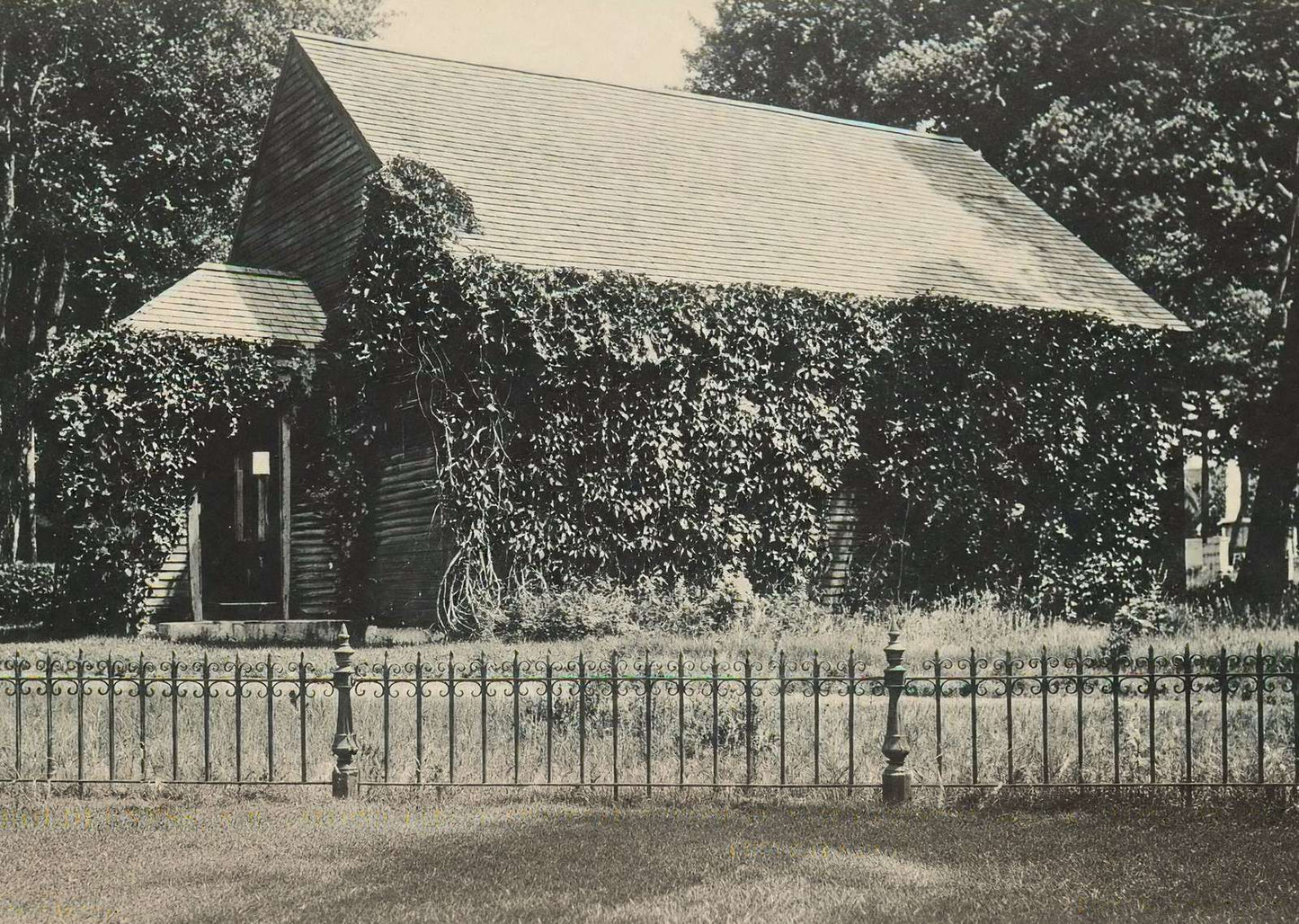 Old Episcopal Church Holderness NH in 1906 Vintage Print (7 Sizes) - Acid Free