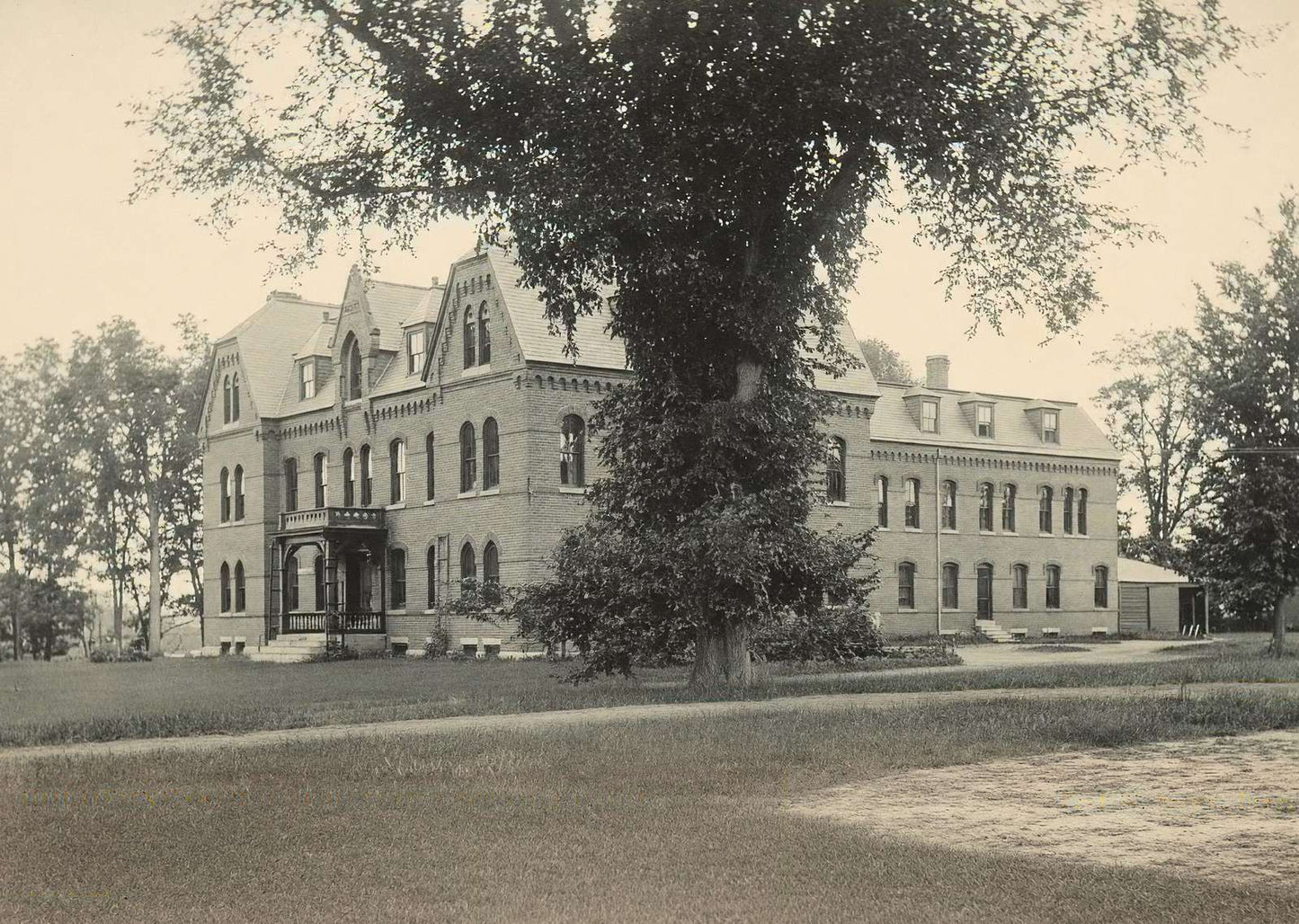 Holderness School for Boys NH in 1906 Vintage Print (7 Sizes) - Acid Free