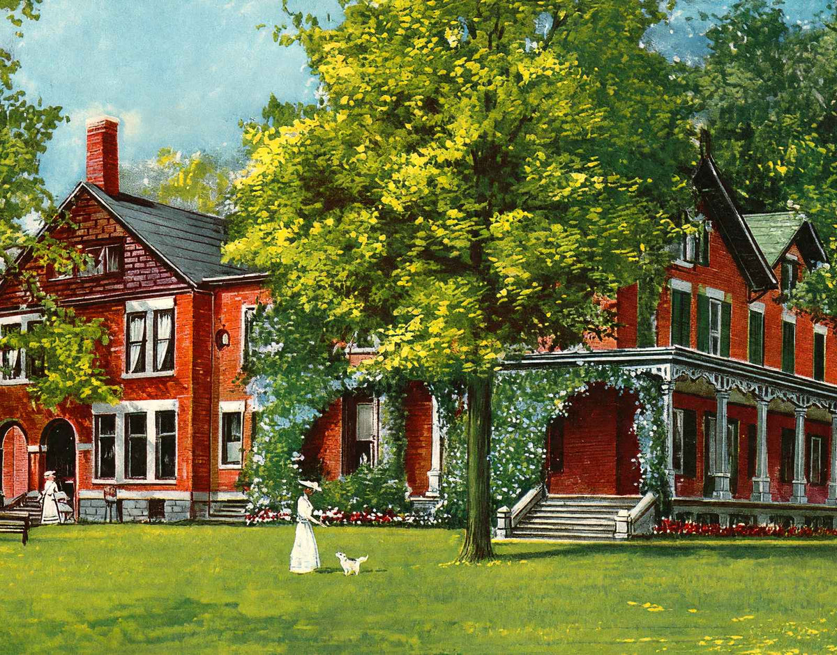 Hayes Home Fremont Ohio Vintage Print (7 Sizes) - High Quality