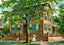 Abraham Lincoln Home Springfield Illinois Vintage Print (7 Sizes)