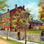 Ulysses S Grant Home Galena Illinois Vintage Print (7 Sizes) - Restored