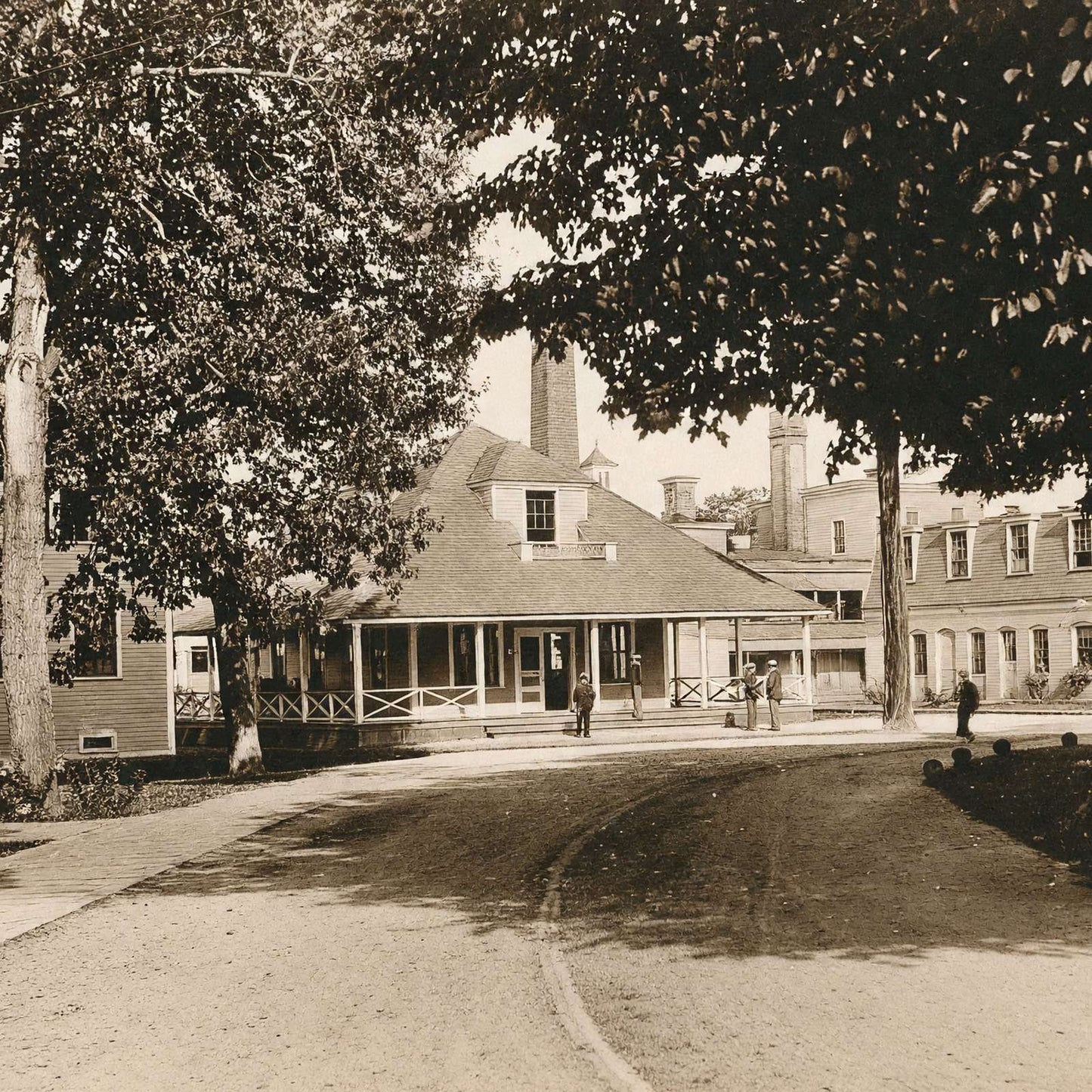 Home Store Togus Maine in 1905 Vintage Print (7 Sizes) - Restored